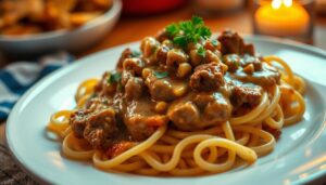 Beef Stroganoff Hamburger Helper