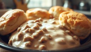 Easy Sausage Gravy and Biscuits Recipe